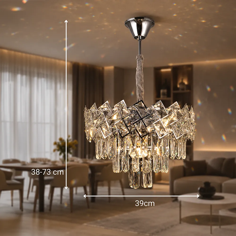 Alessandro Design Windsor Nobile 5xE14 candelabru crom