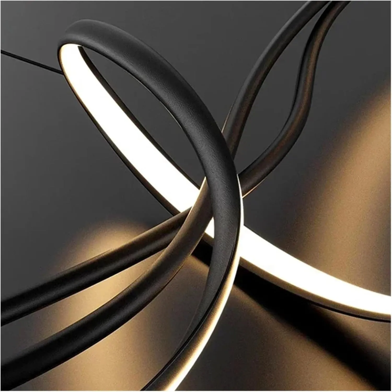 Alessandro Design Libre LT1130BK lustra LED neagra 42W dimabila