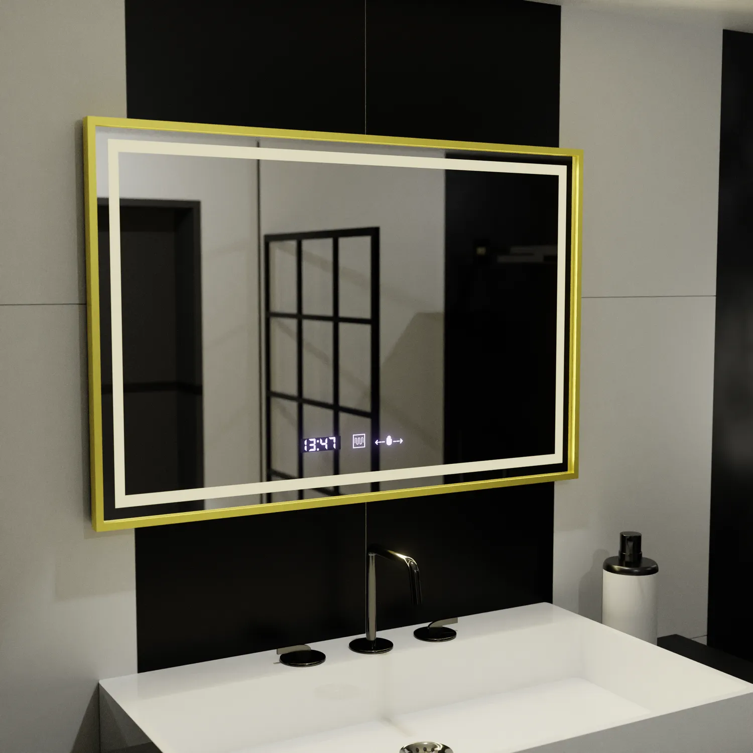 Alessandro Design Verite Motion Glow Marcello oglinda LED 100x65cm