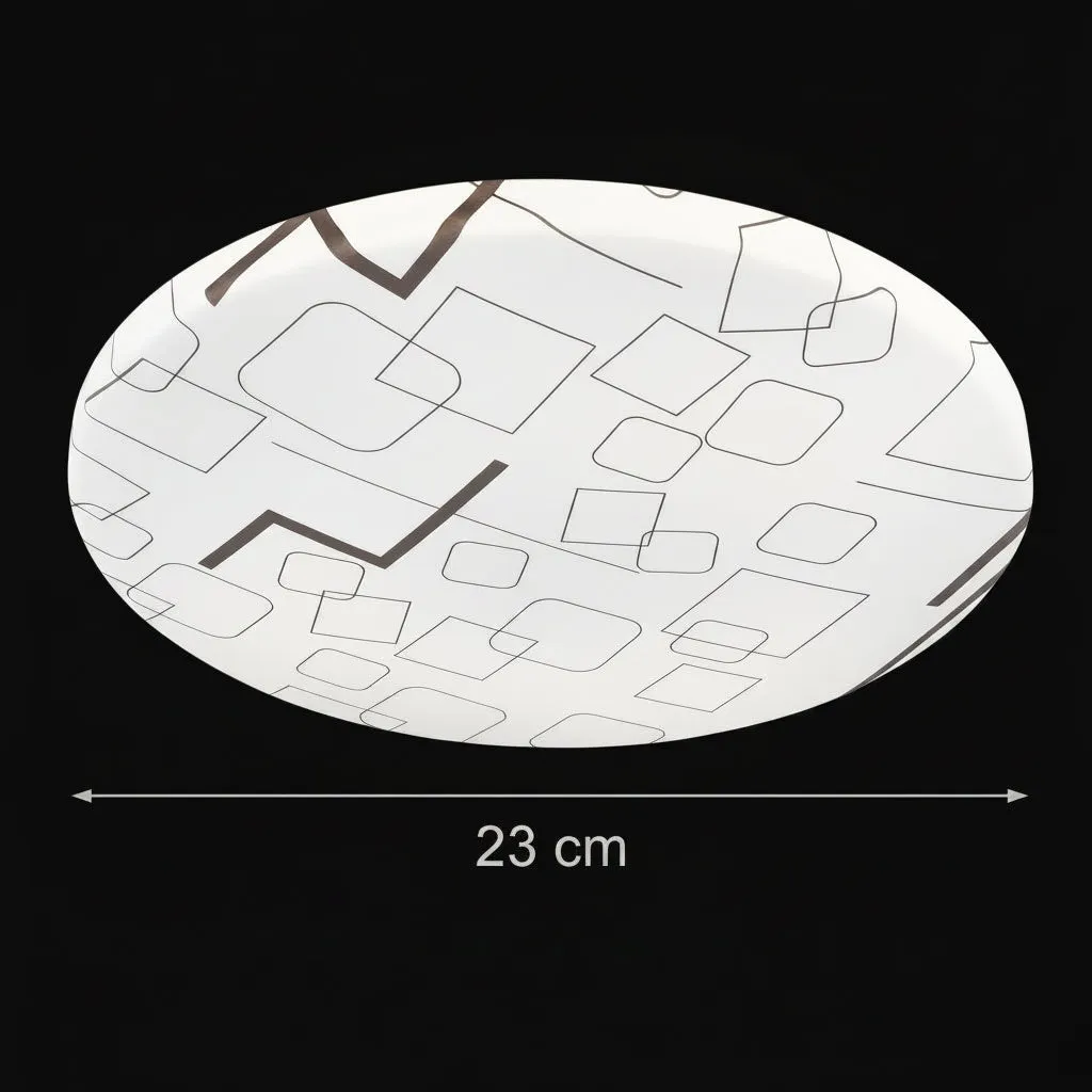 Alessandro Design plafoniera LED 22W 23cm alba 3 culori