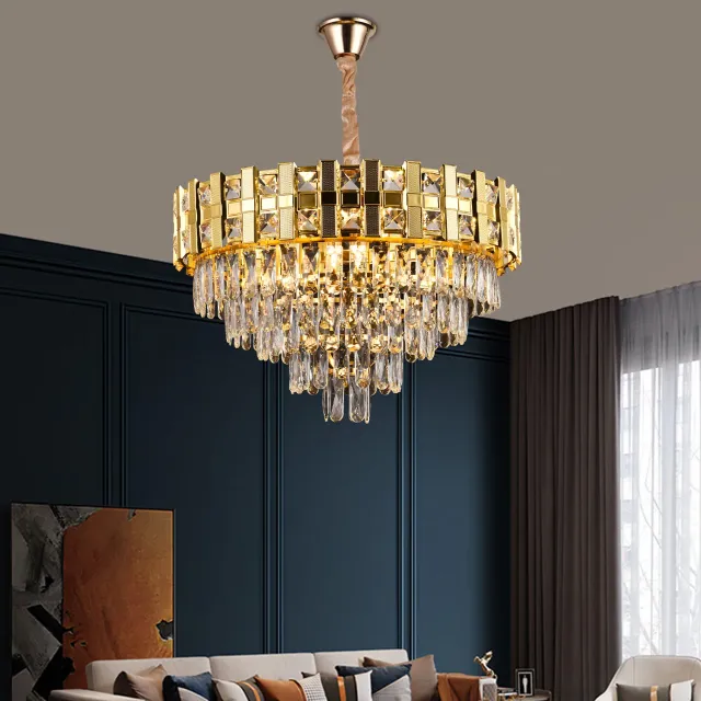Alessandro Design Bran Mango candelabru cristal 8xE14 auriu D60