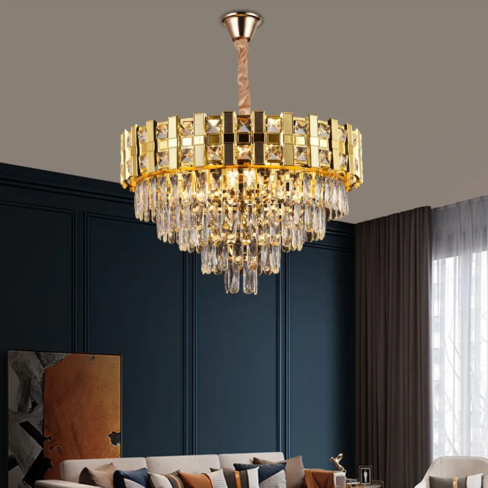Alessandro Design Bran Mango candelabru cristal 8xE14 auriu D60