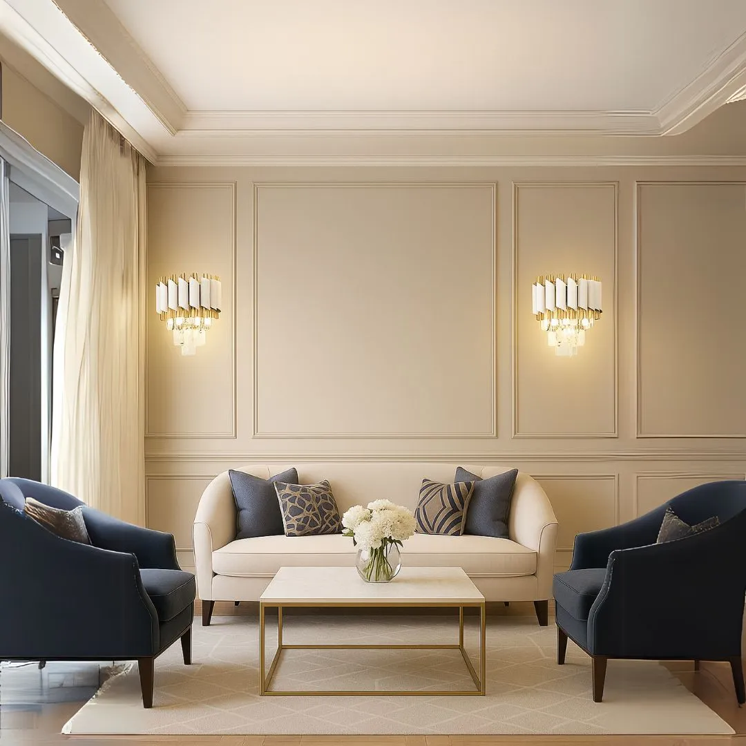 Alessandro Design VERSAILLES Piccolo aplica cristal 2xE14 alba