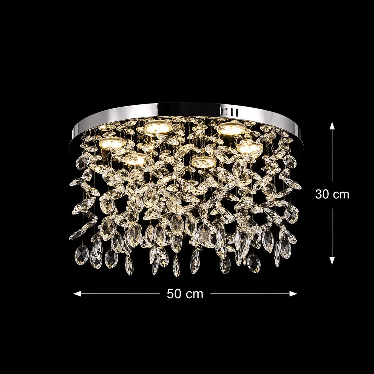 Alessandro Design LLC210/550CH candelabru LED crom 30W