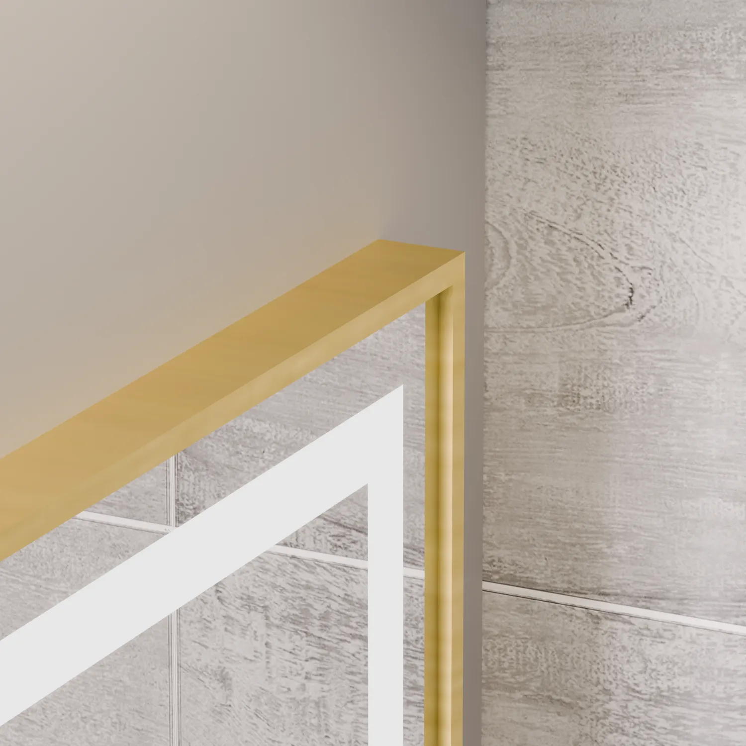 Alessandro Design Eclat oglinda LED 60x80cm rama aurie