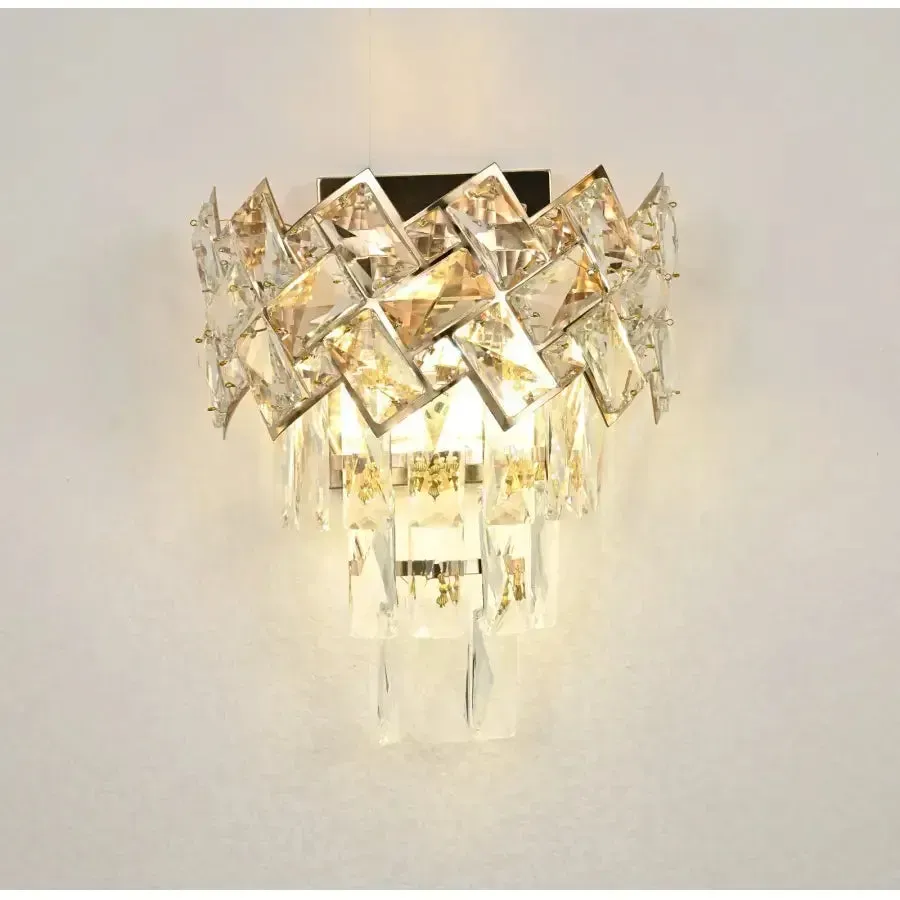 Alessandro Design Windsor aplică cristal aurie 2xE14