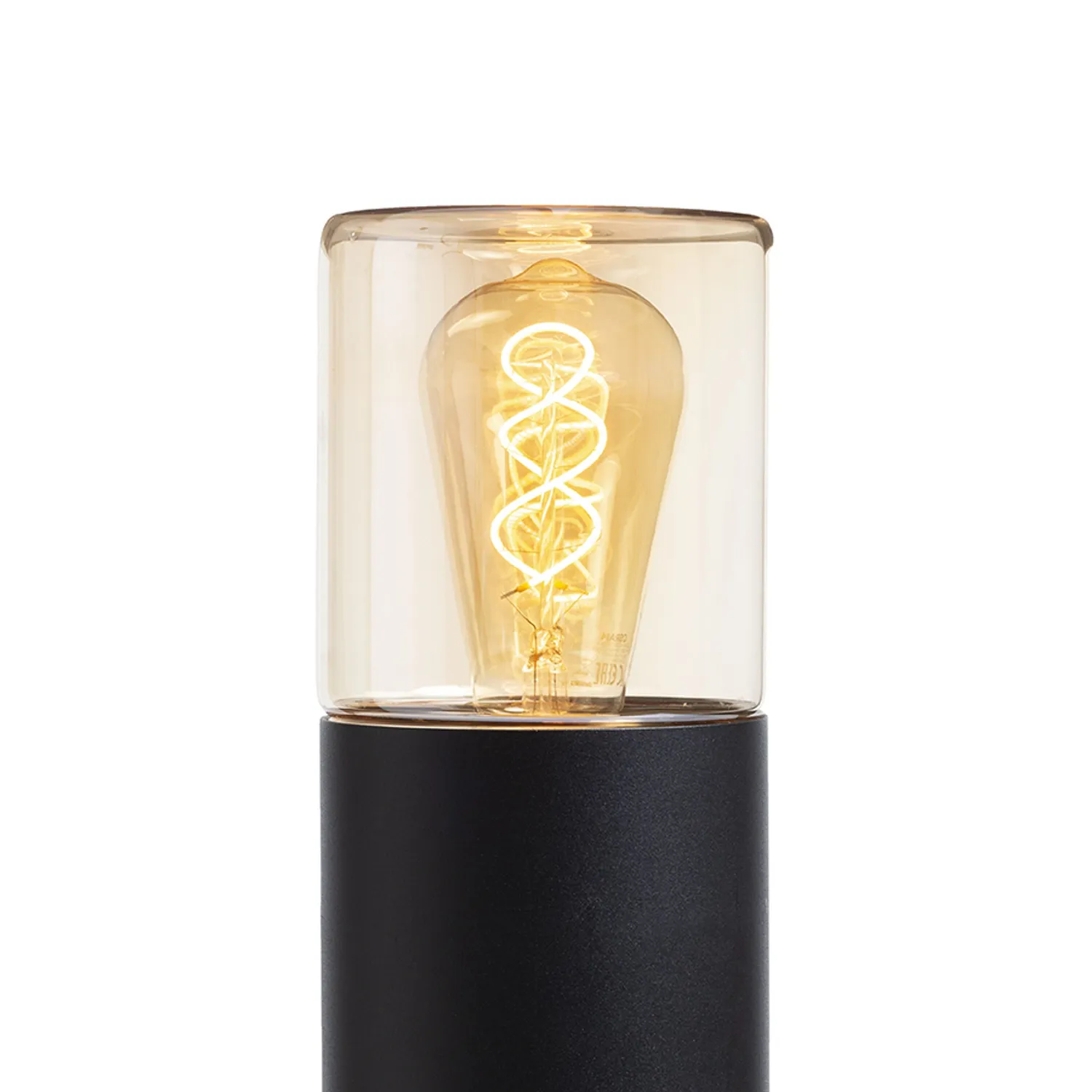 Rendl Light Studio Quinn 60 stâlp LED negru chihlimbar