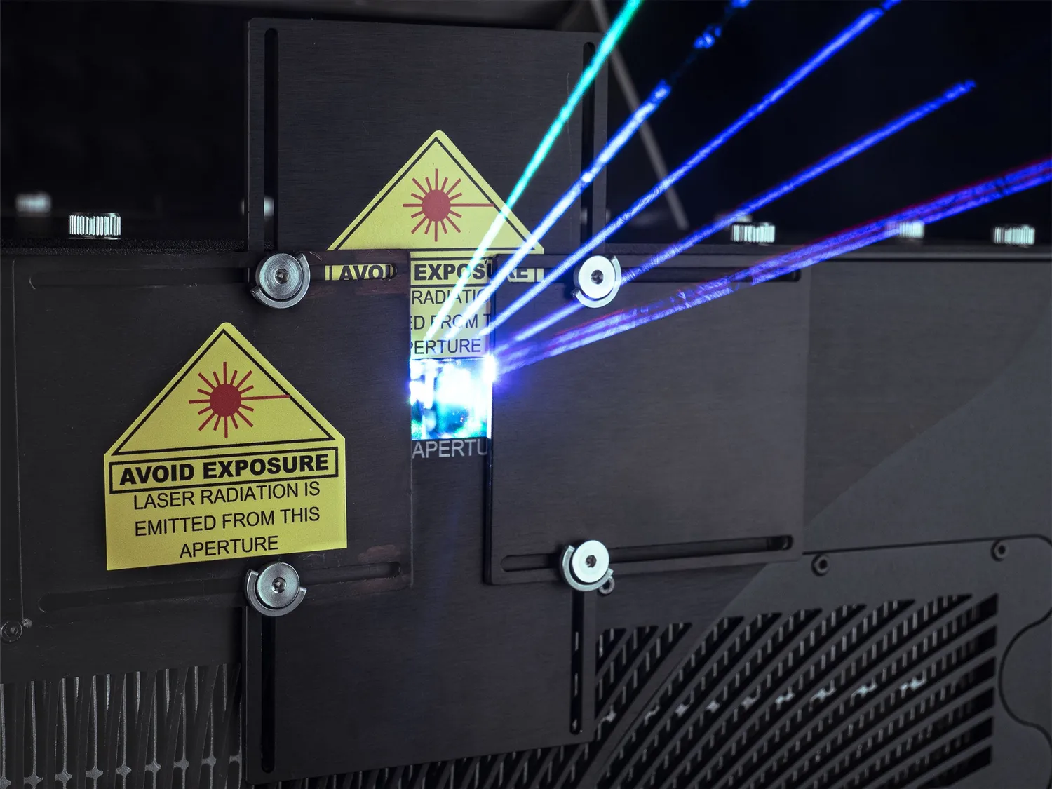 Kvant placa mascare 4-way pentru proiector laser metalica