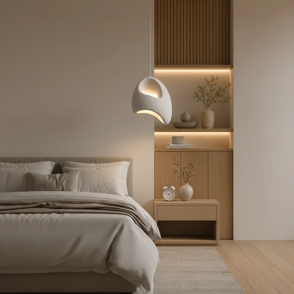Alessandro Design VANTA lustra suspendata alba 32cm E27