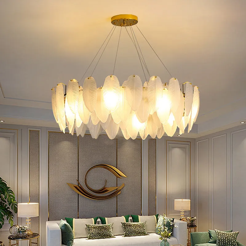 Alessandro Vicomte Eleganza candelabru cristal auriu 6xE14