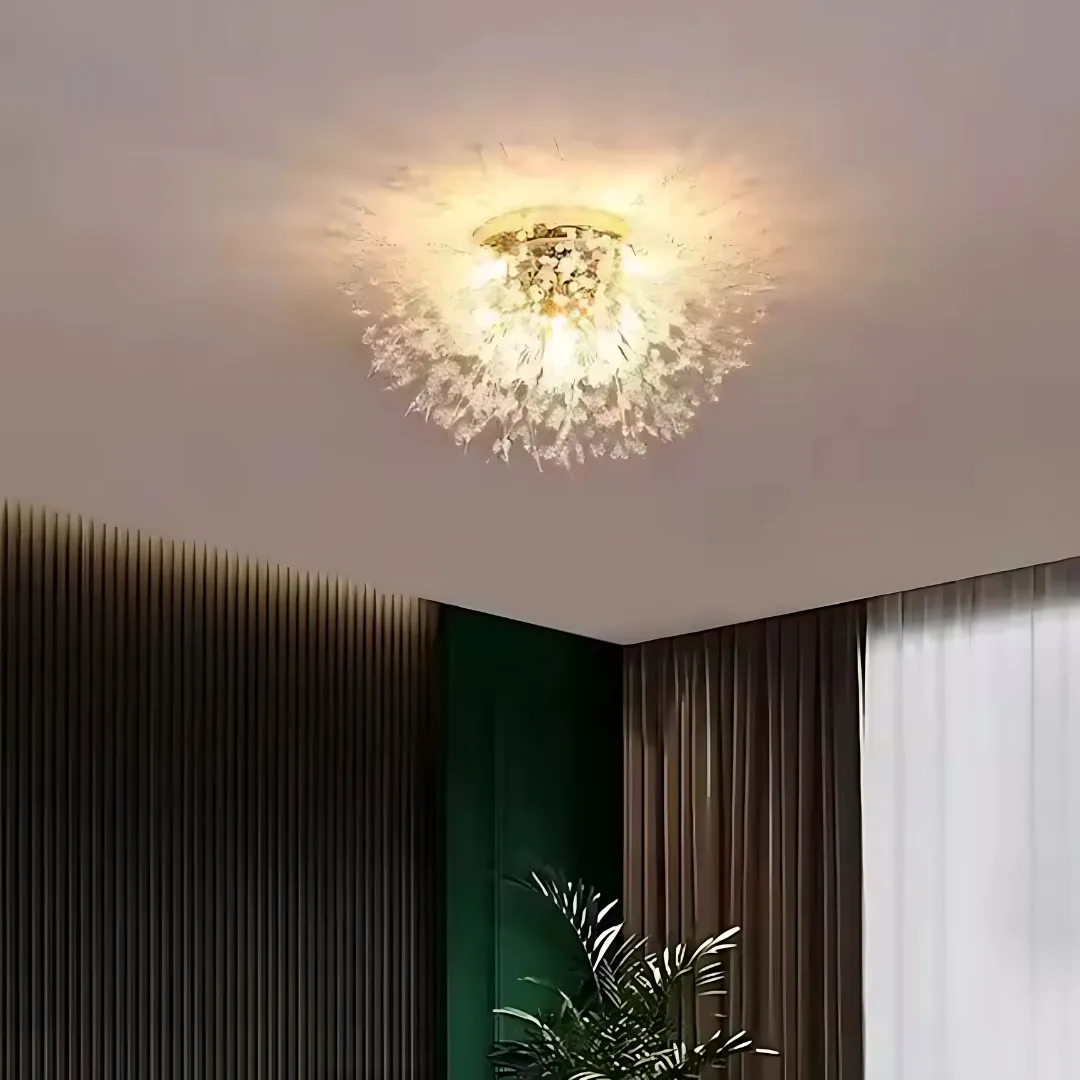 Alessandro Design RONDO Vivace candelabru cristal auriu 6xG9 50cm