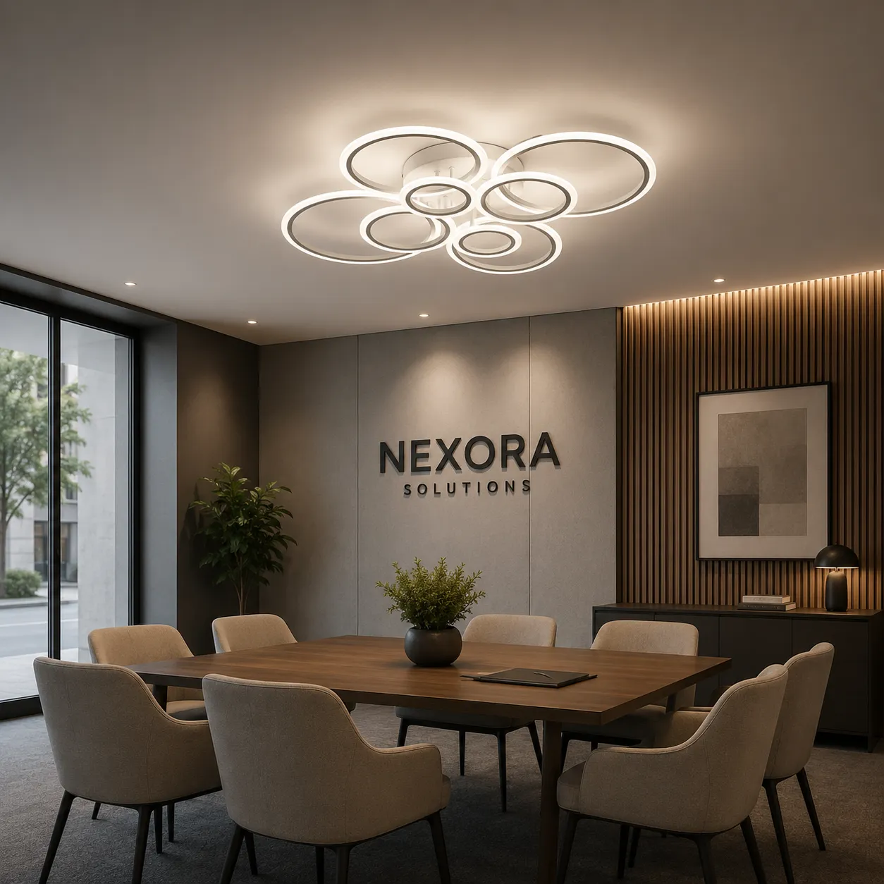 Alessandro Design Betty lustra LED 127W alba 8 cercuri