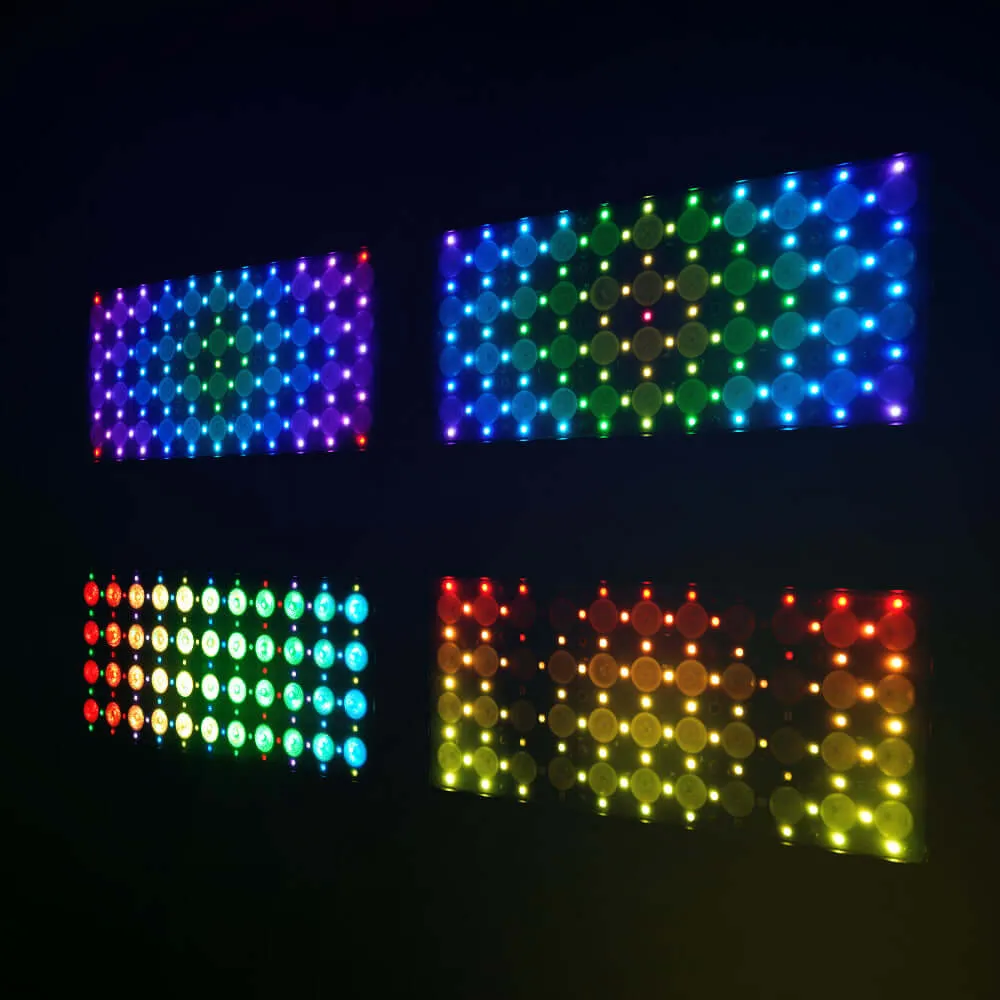 ShockCore Flood proiector LED 44x10W RGBW frost
