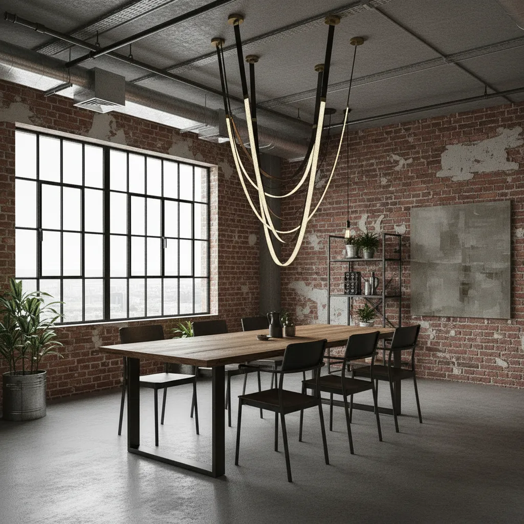 Alessandro Design Aria Largo candelabru LED negru 31W cald