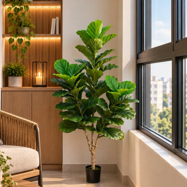 Alessandro Design ficus artificial verde 160cm cu ghiveci