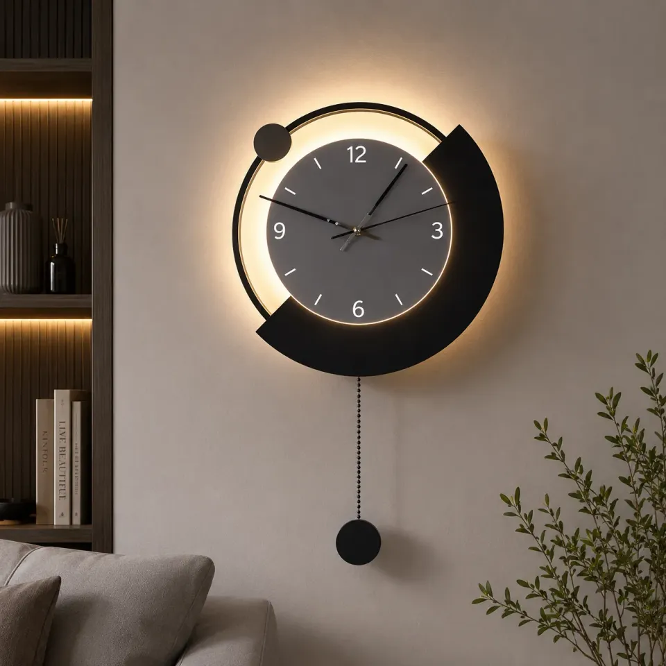 Alessandro Design ARC aplica LED 30cm neagra