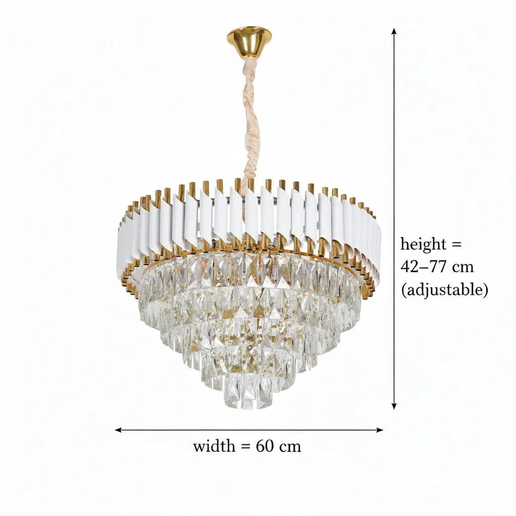 Alessandro Design VERSAILLES Magno candelabru 8x E14 auriu 60cm