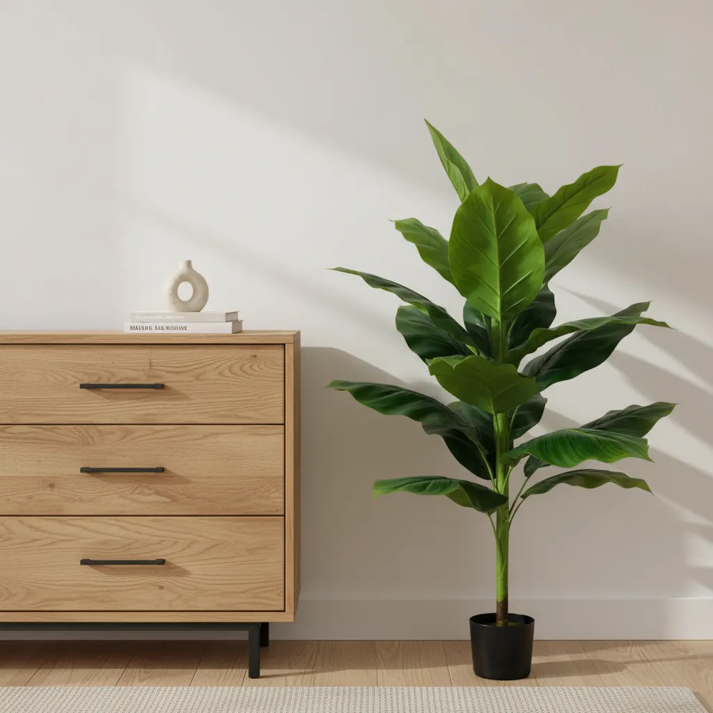 Alessandro Design Musa planta artificiala bananier 130cm verde