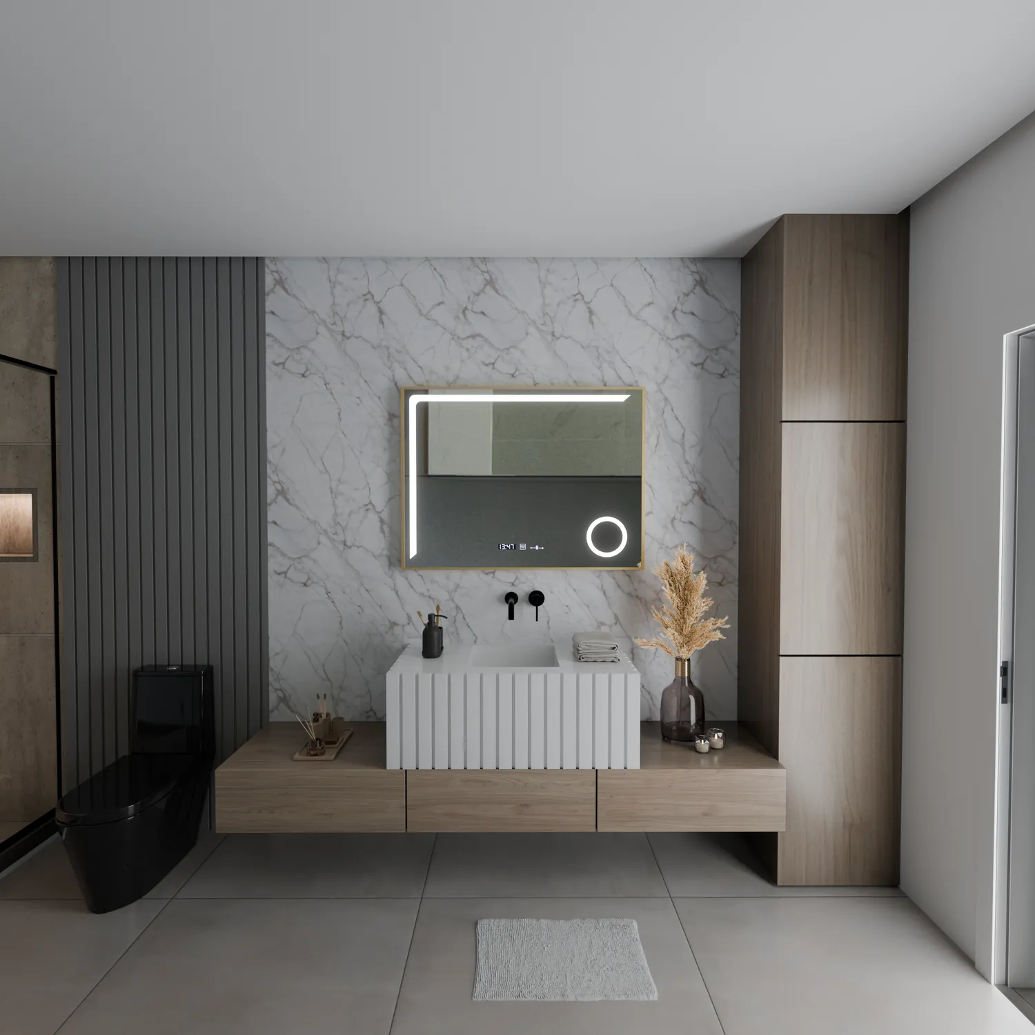 Alessandro Design Rosalia oglinda LED 80x60cm dezaburire