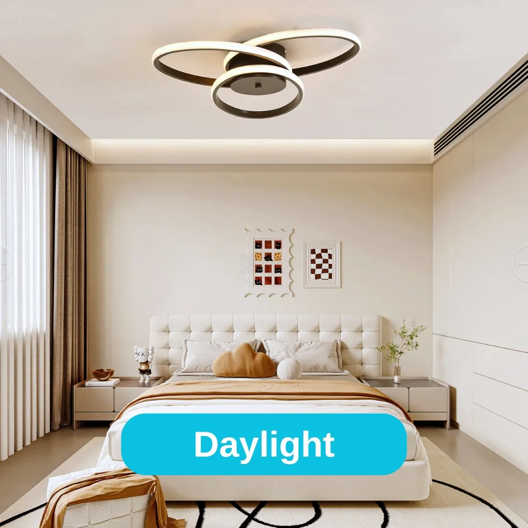 Alessandro Design Ecaterina lustra LED 27W neagra dimabila
