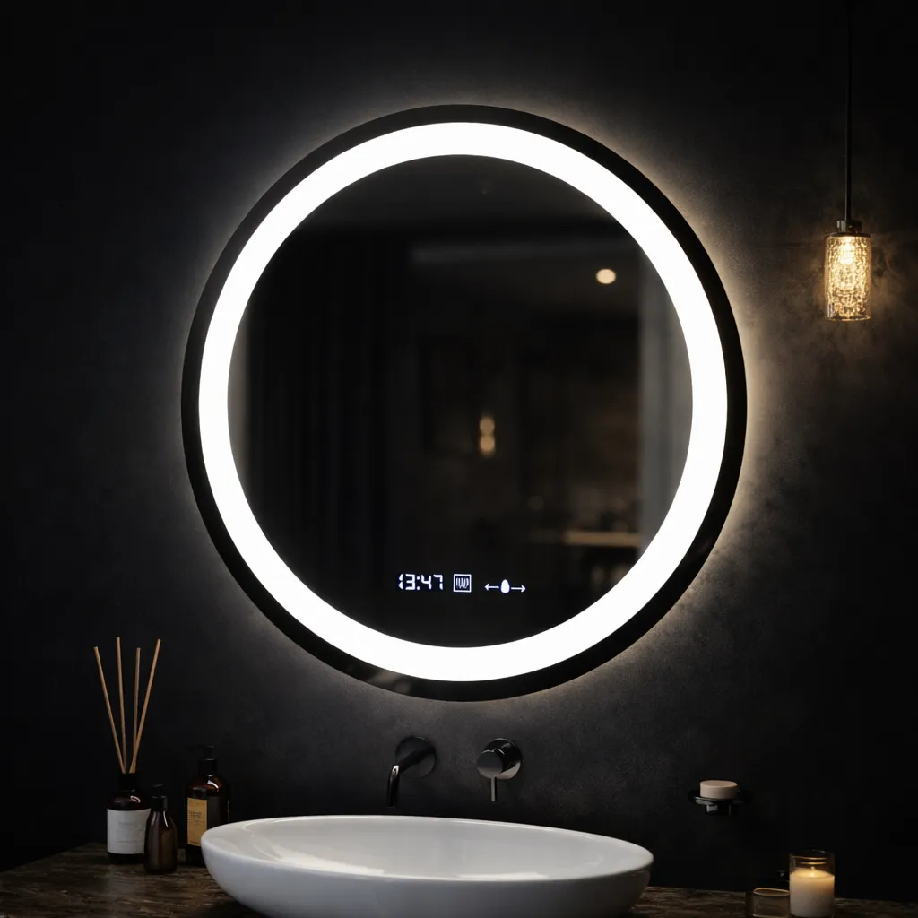 Alessandro Design Marcello oglinda LED rotunda 60cm cu dezaburire