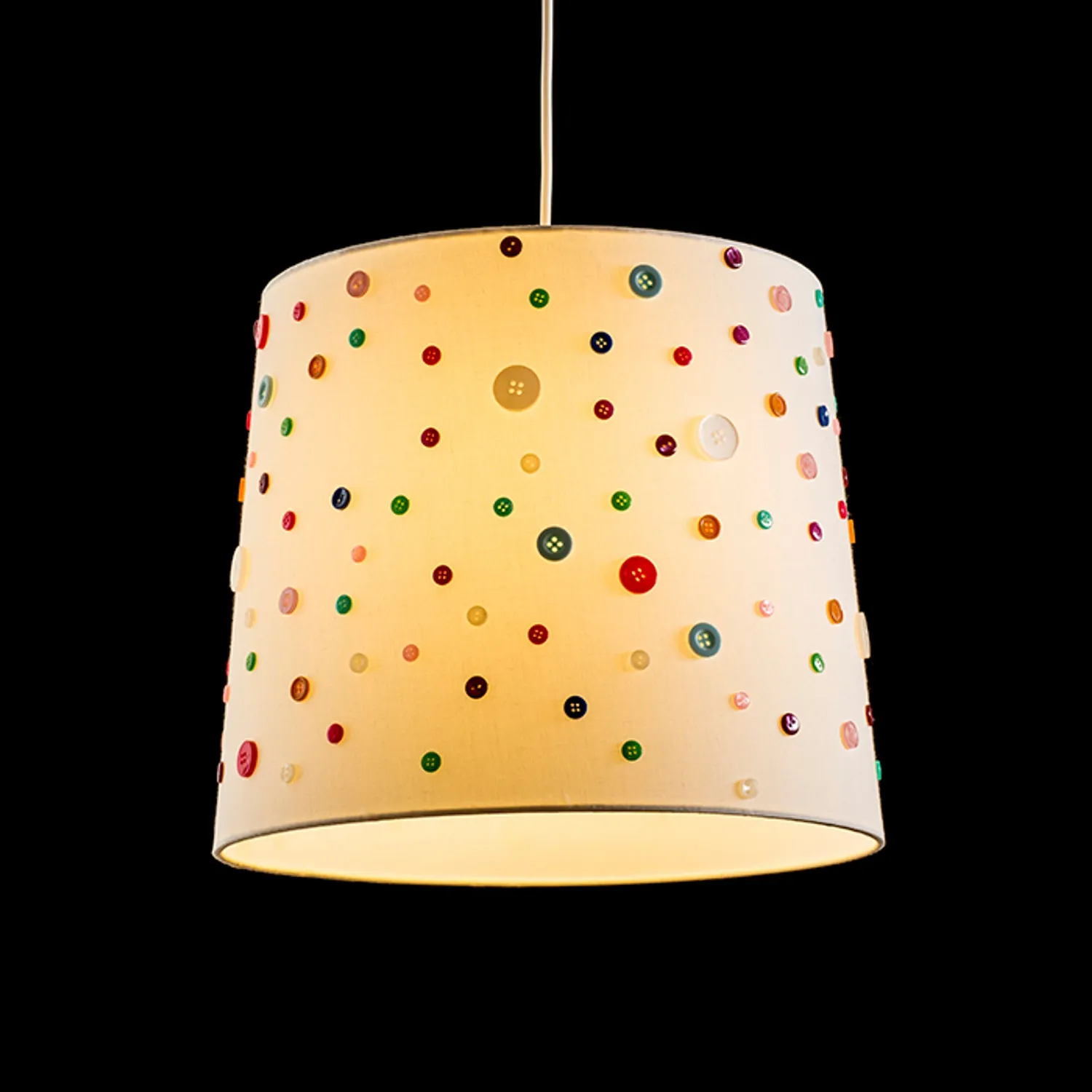 Rendl Light Studio Delisa 35 abajur cu nasturi colorati