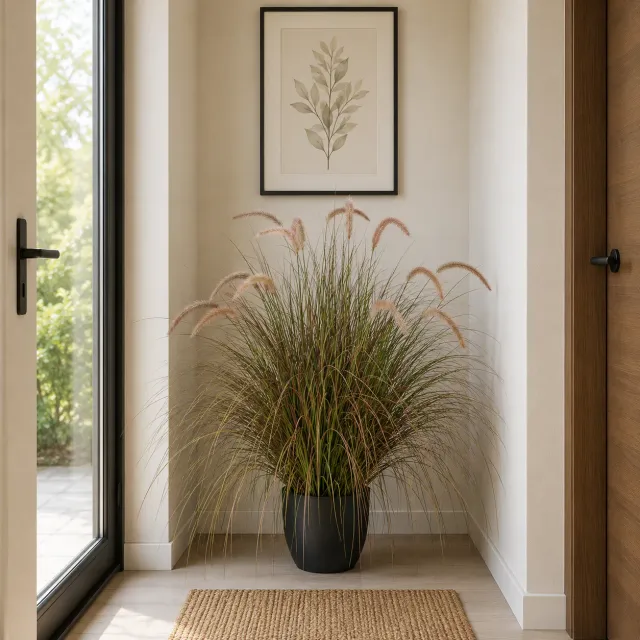 Alessandro Design Foxtail plantă artificială 100 cm roz verde
