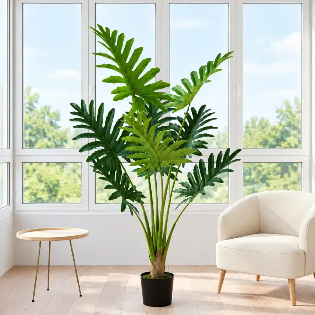 Alessandro Design planta artificiala filodendron 140 cm verde