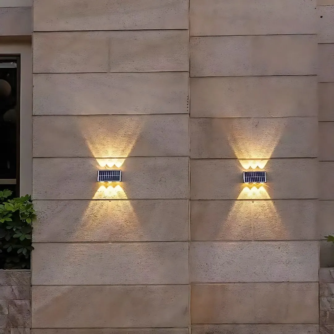 Alessandro Design Solaris aplica exterior LED 6 surse neagra calda