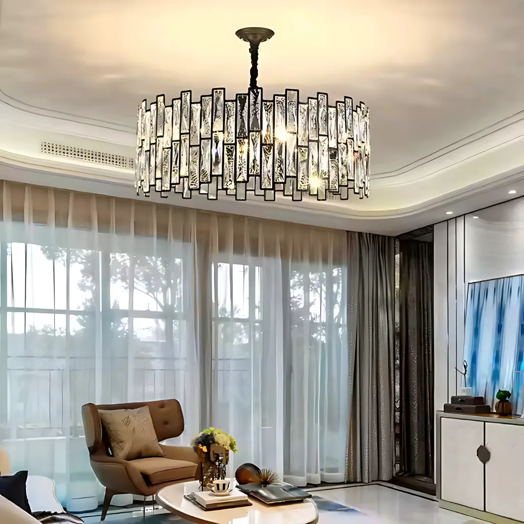 Alessandro Design Malbork Eleganza candelabru 8xE14 negru 49cm
