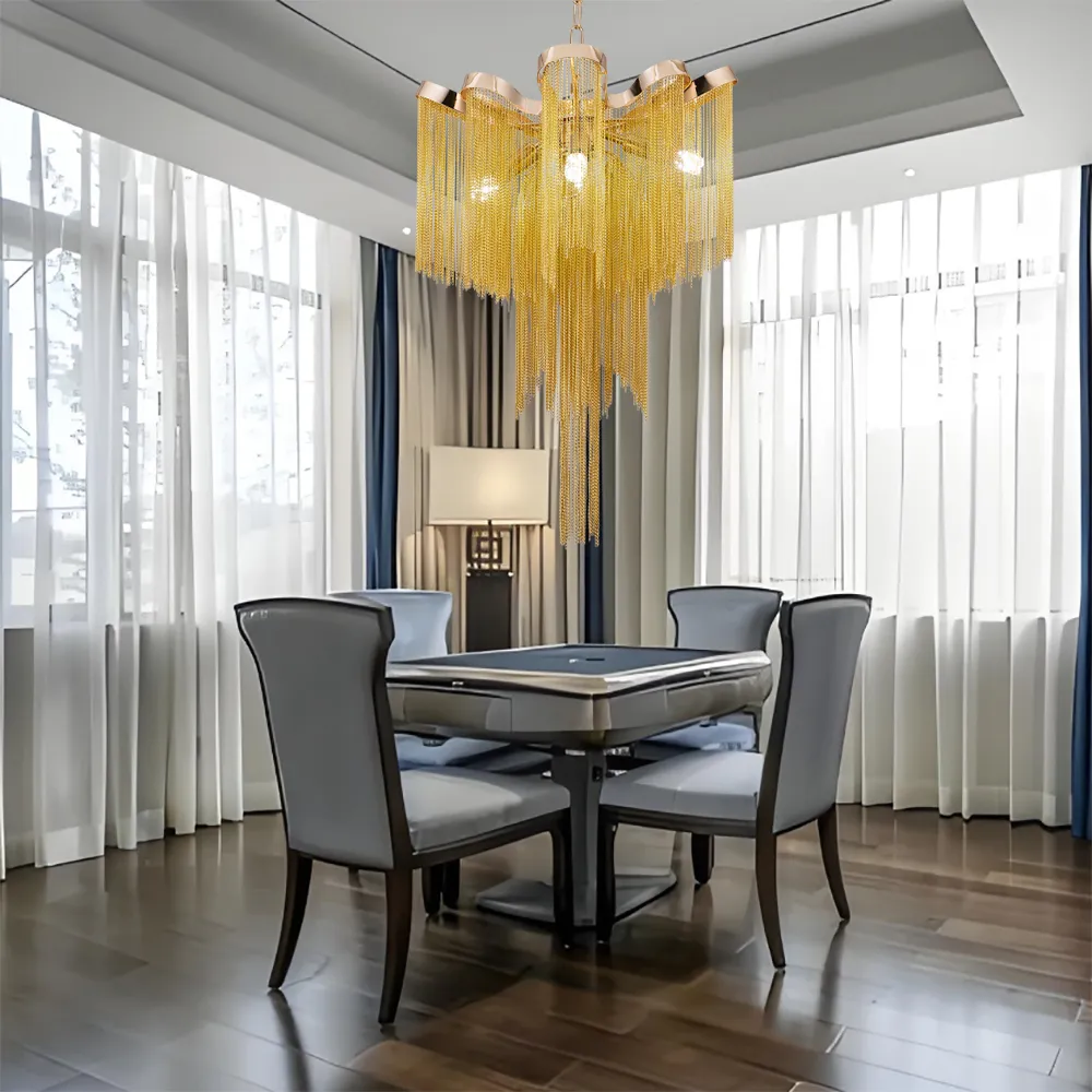 Alessandro Design Aurora 4xE14 candelabru auriu 43cm metal