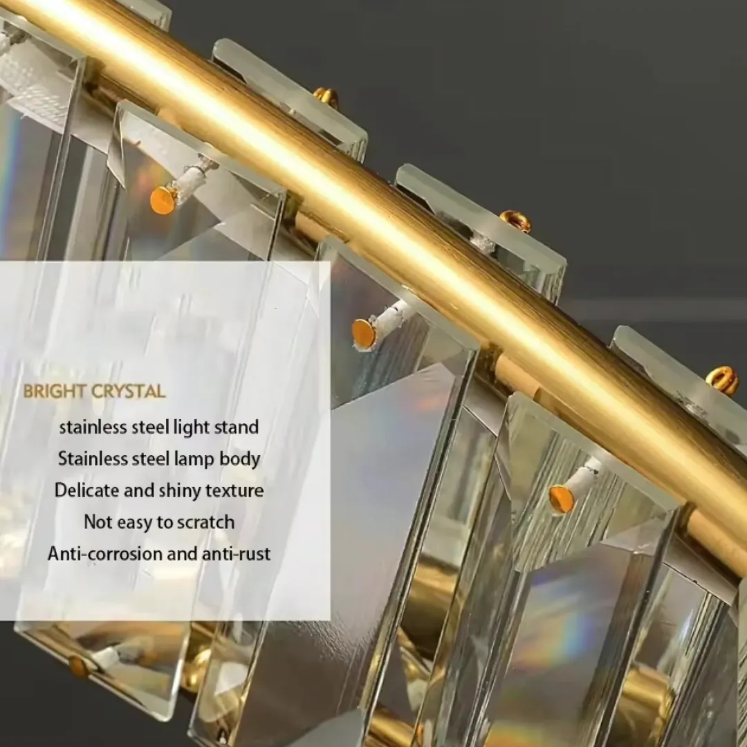 Alessandro Design Luigi lustra LED 57W aurie cristal