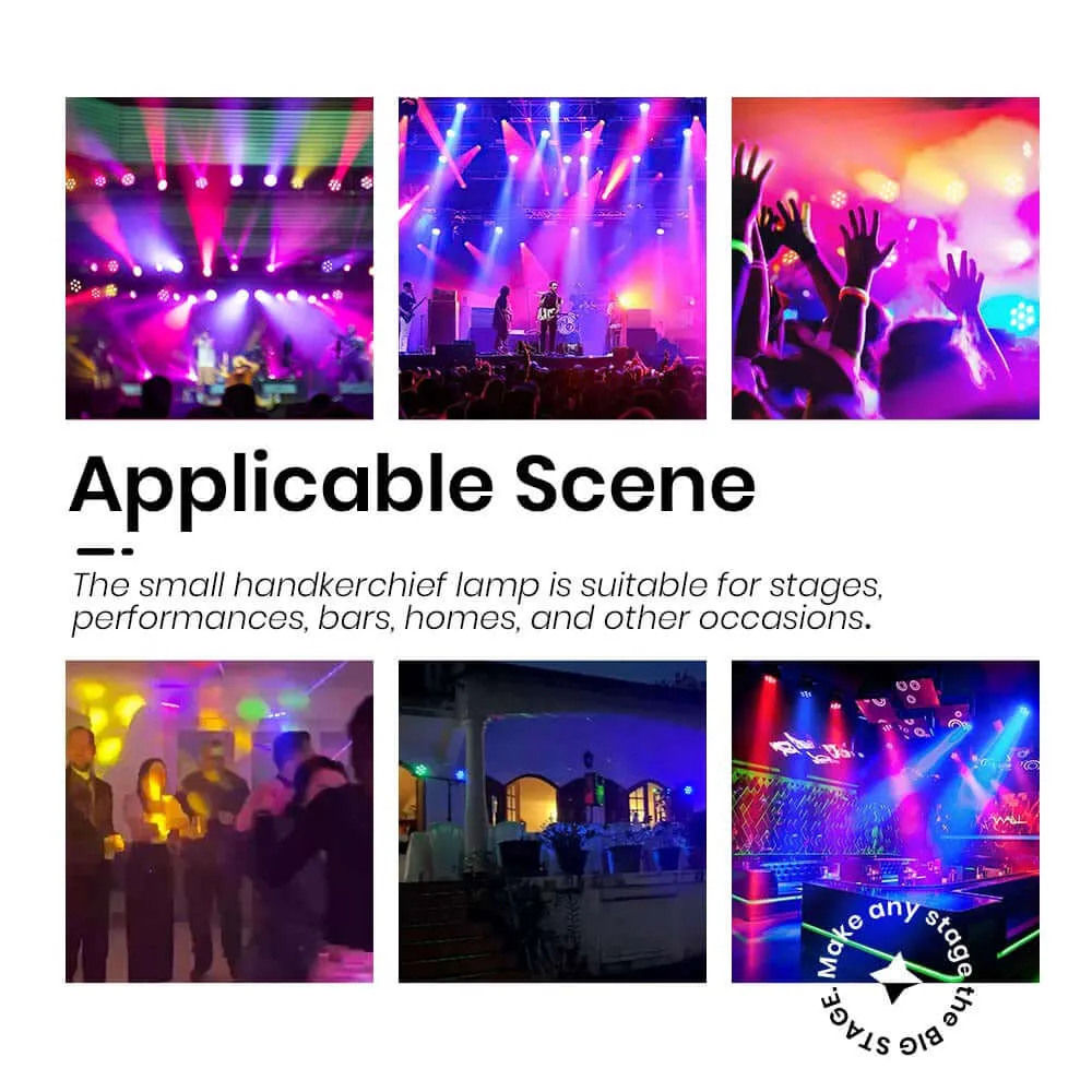 GlamoPar 05A 5x12W par LED 6in1 scena