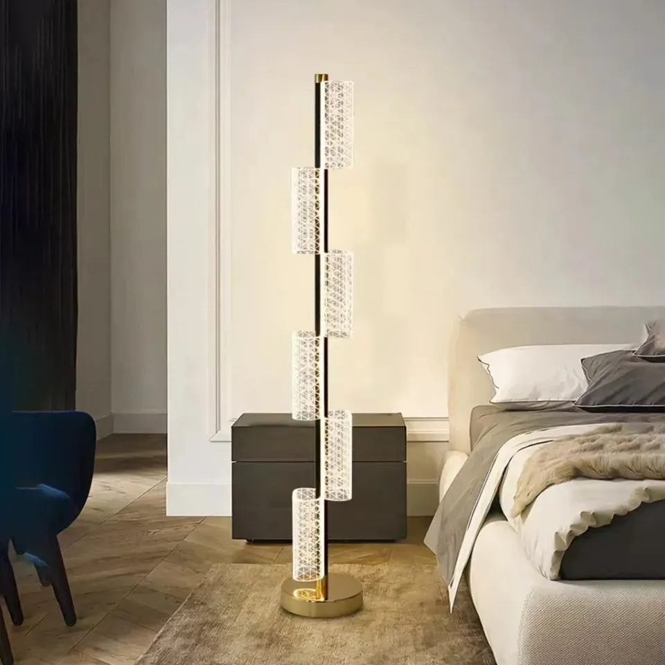 Alessandro Design Austin lampadar LED 40W 125cm auriu
