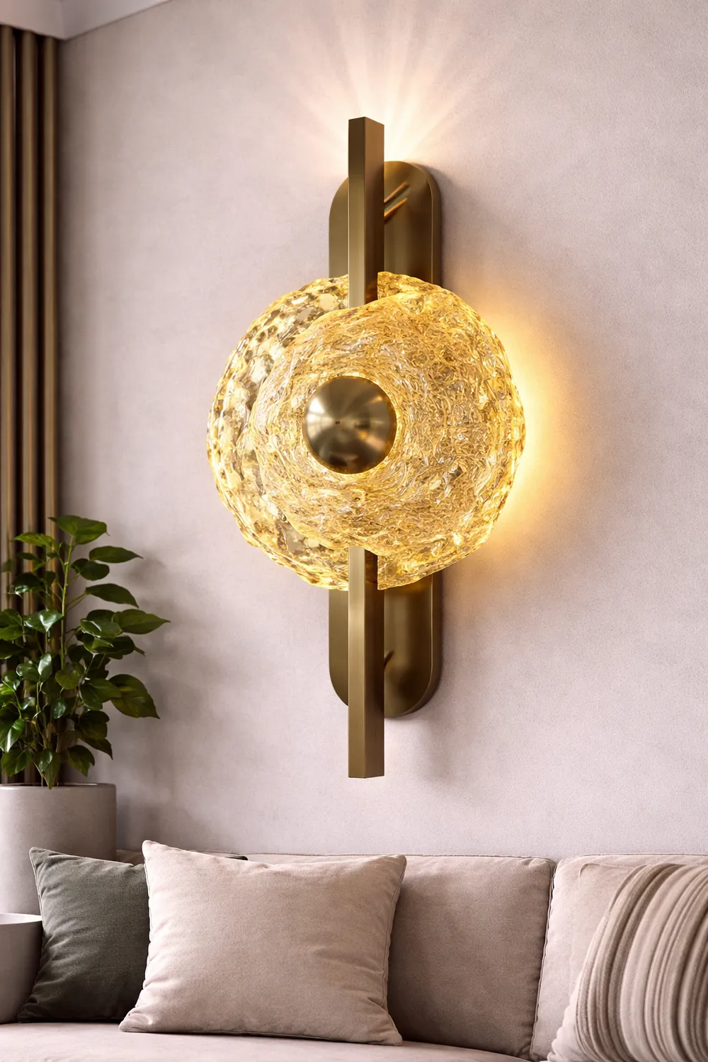 Alessandro Design Luma aplica LED aurie 3 temperaturi