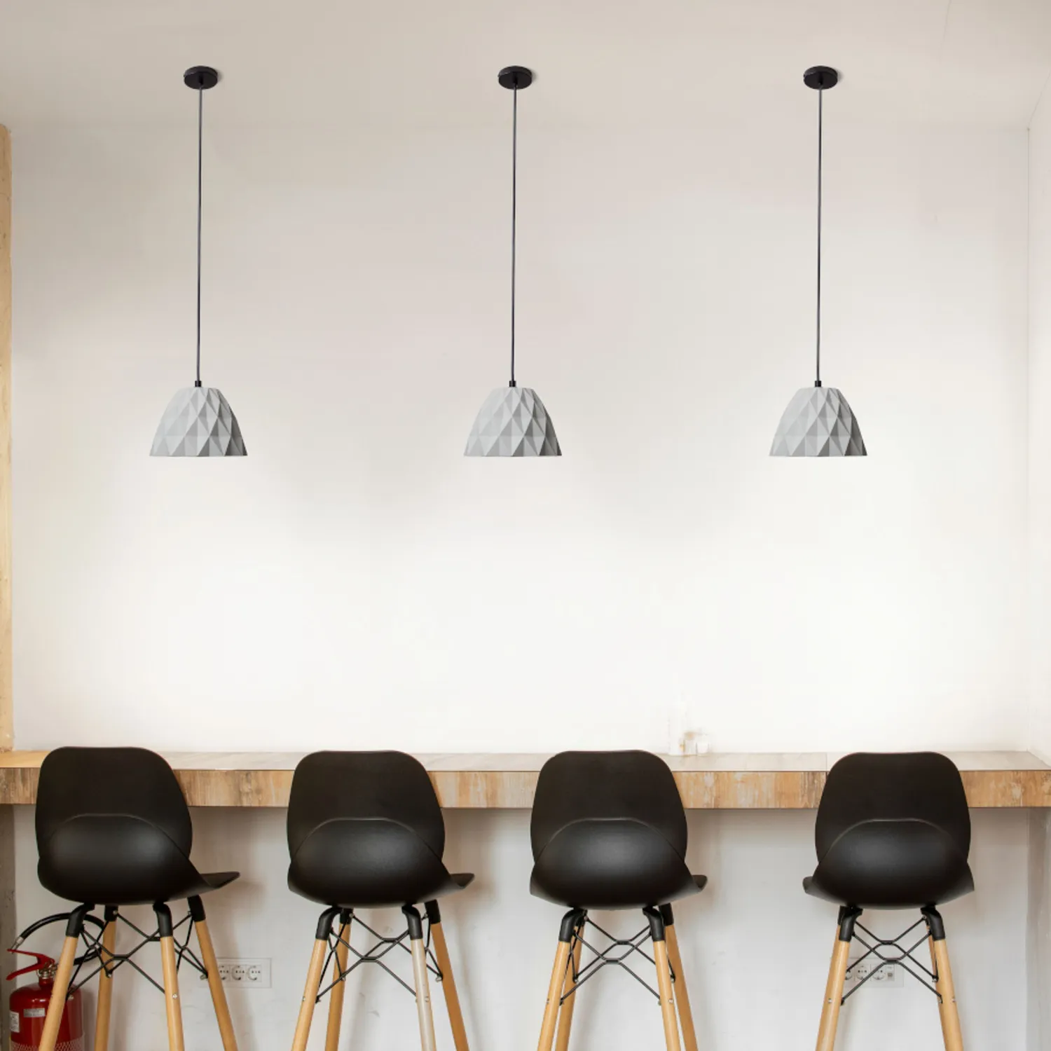 Rendl Light Studio Naples pendul beton gri E27