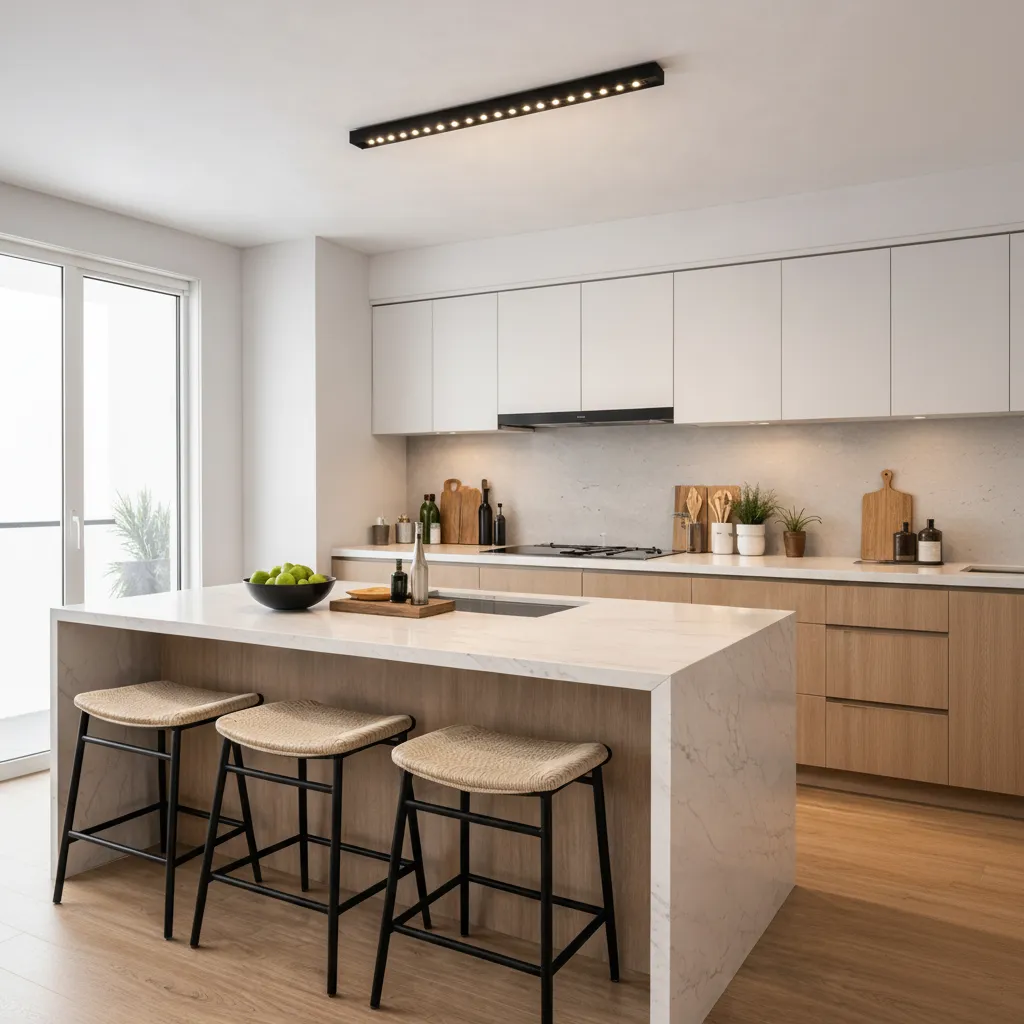 Proiector LED Alessandro Design liniar 24W grila lumina neutra 4000K