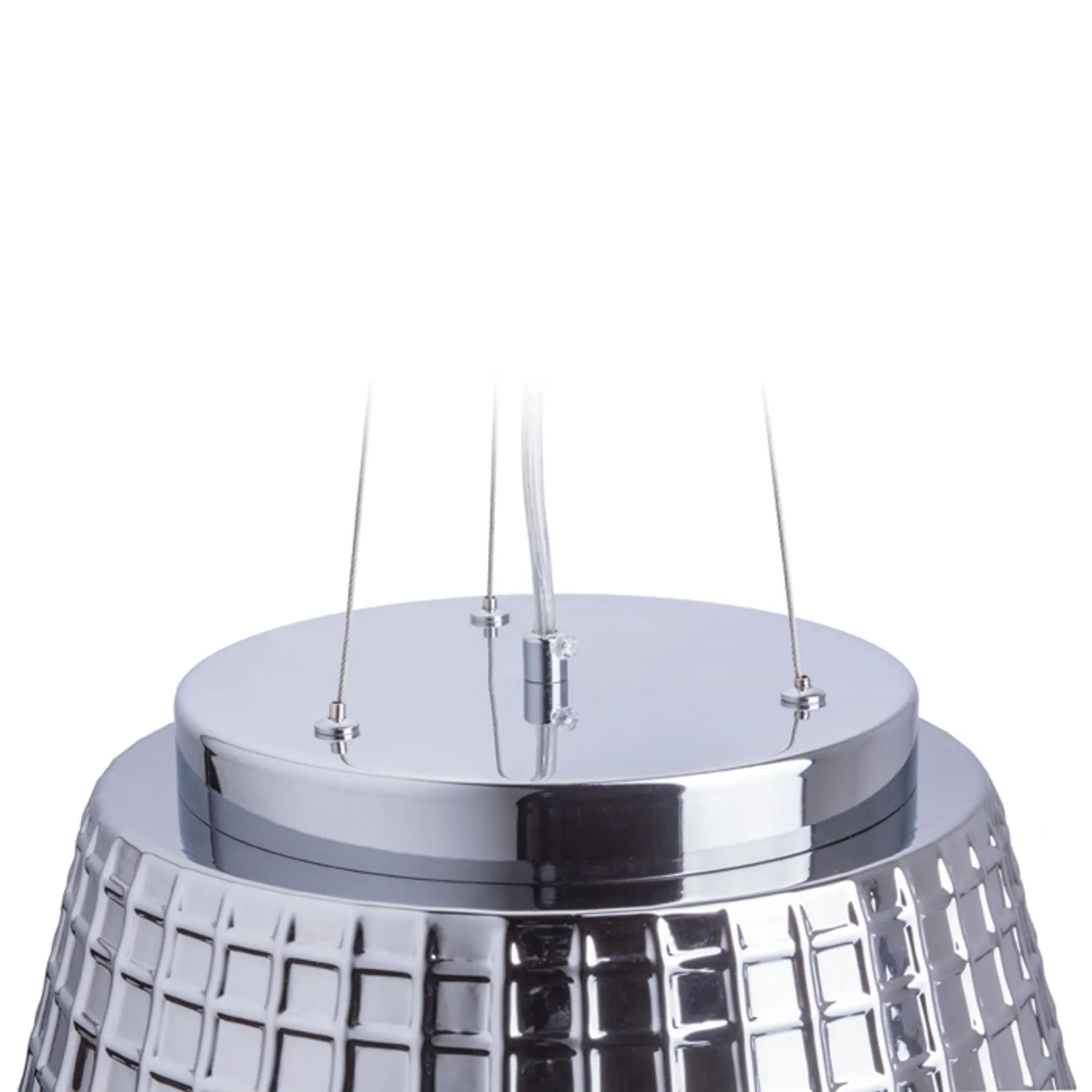 Rendl Light Studio Corona pendul sticla cromata