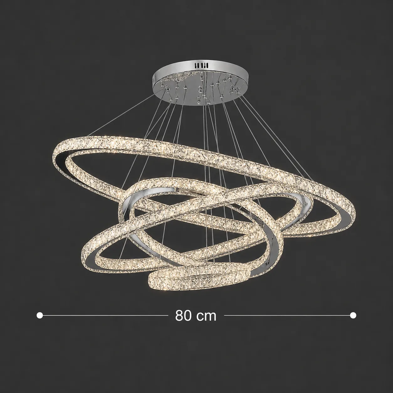 Alessandro Design PRISM Luminis candelabru LED 210W 4 cercuri