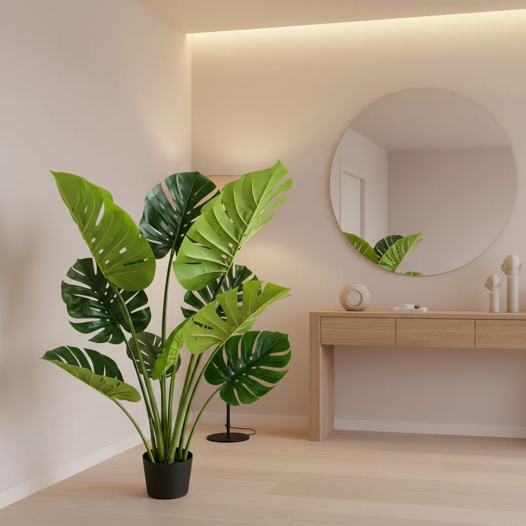 Alessandro Design Monstera planta artificiala 120cm verde