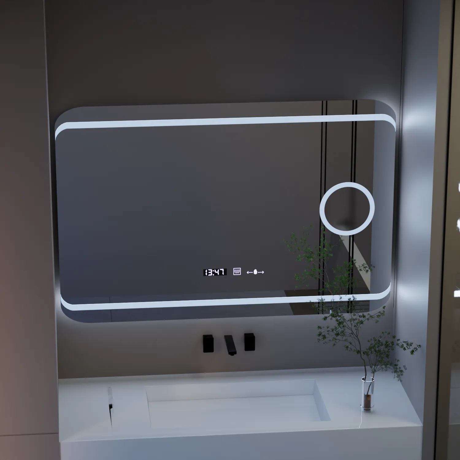 Alessandro Design Marcello oglinda LED 120x80 dezaburire