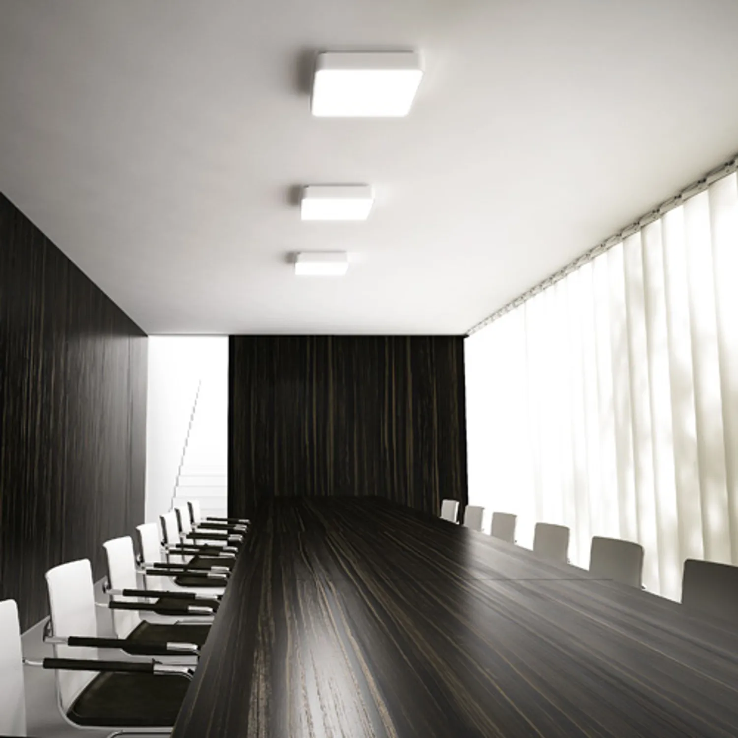 Rendl Light Studio Mensa SQ 40 Plafonieră LED Albă