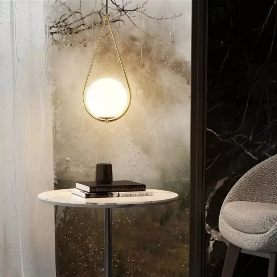 Alessandro Design Loft Haven lustra alba-aurie E27 reglabila