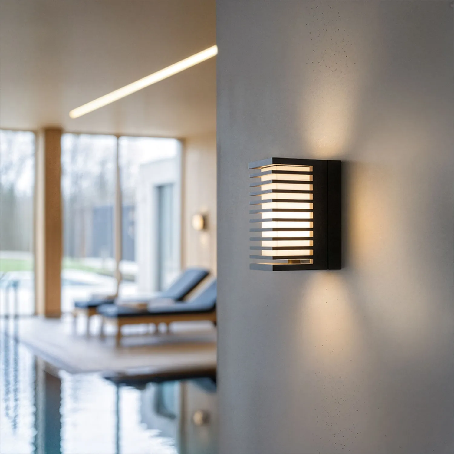 Rendl Claire RC aplica exterior antracit LED