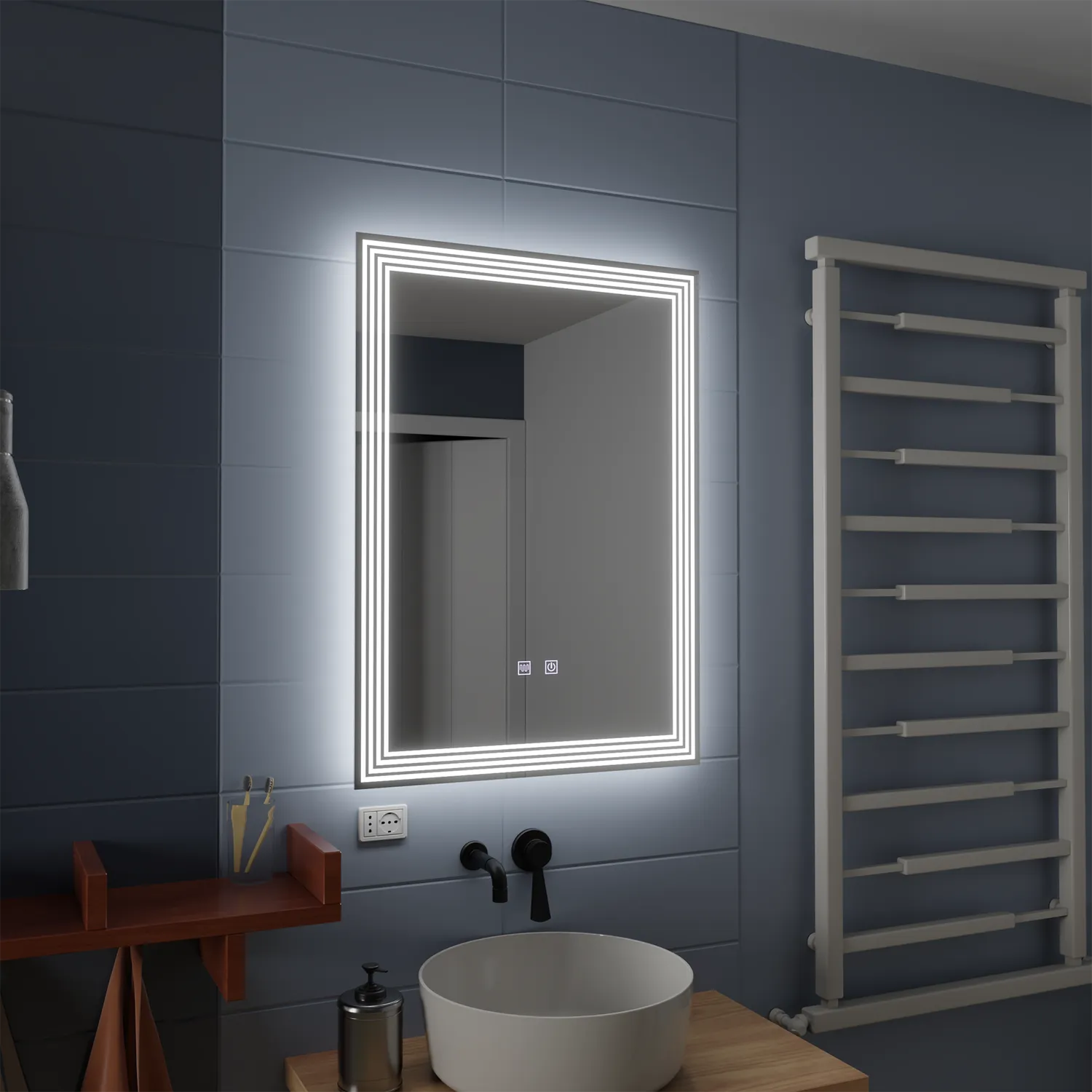 Alessandro Design ADIS Basic Touch oglinda LED 50x70 dezaburire