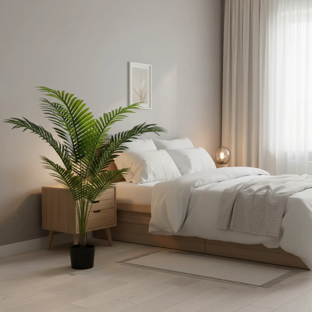 Alessandro Design Kentia Planta Artificiala 120 cm Verde Ghiveci