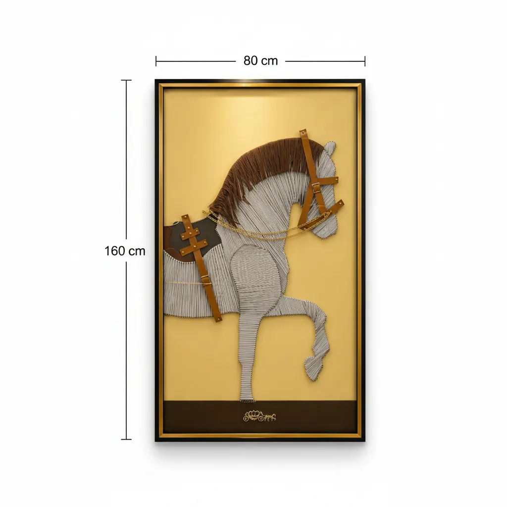 Alessandro Design Noble Horse tablou decorativ 80x160cm