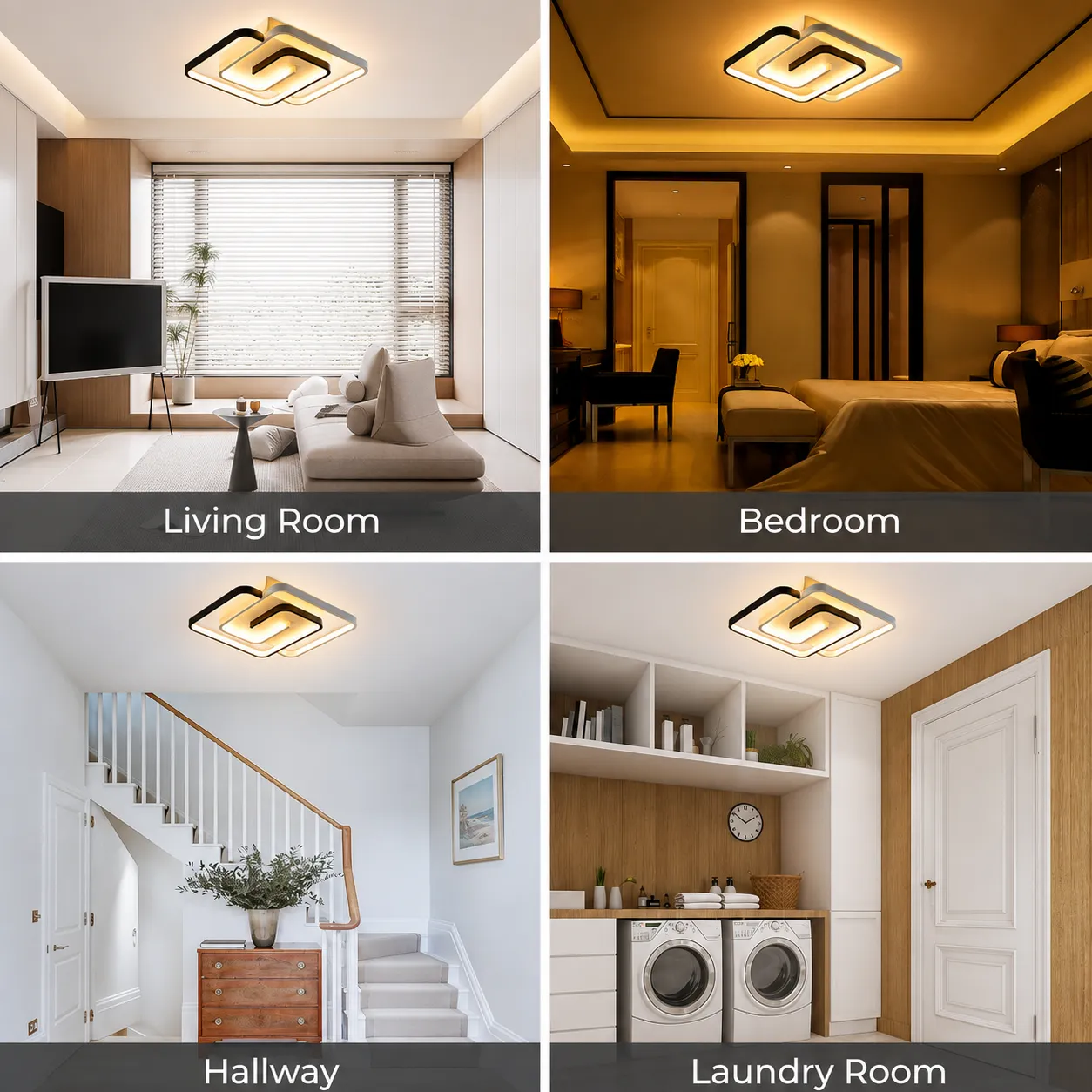 Alessandro Design Ashgabat lustra LED 66W alba dimabila