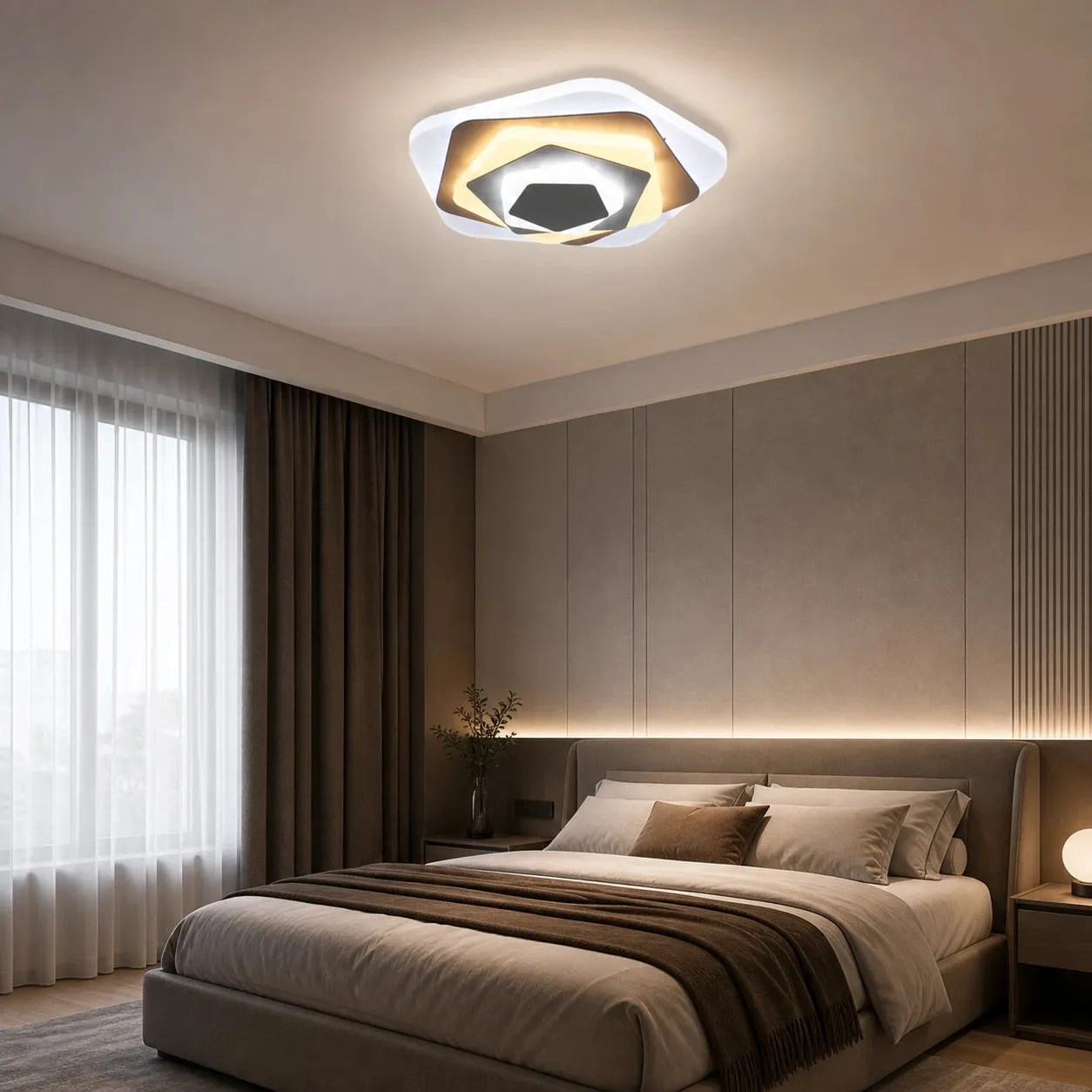 Alessandro Design SIENA 40W lustra LED alba 23cm