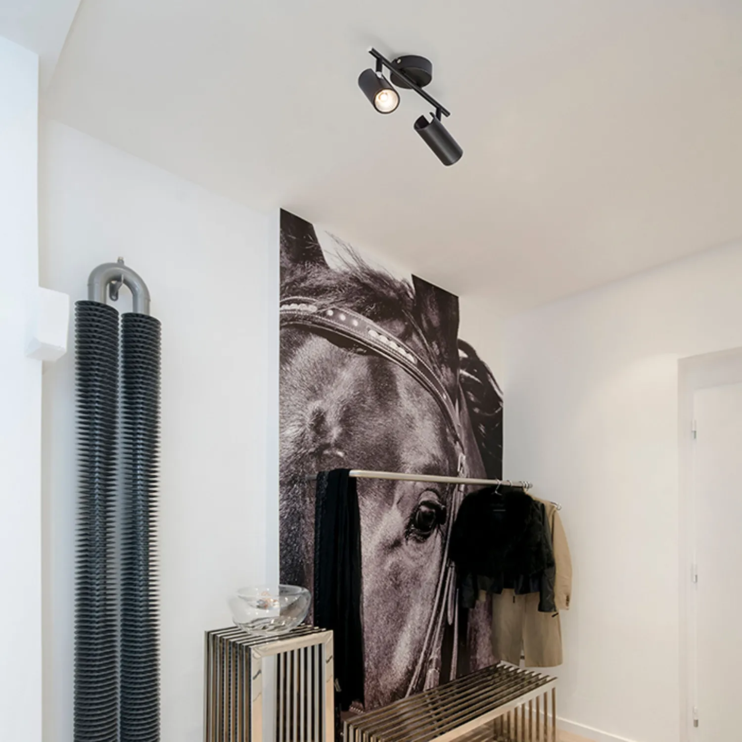 Rendl Bogard II aplica perete LED negru mat